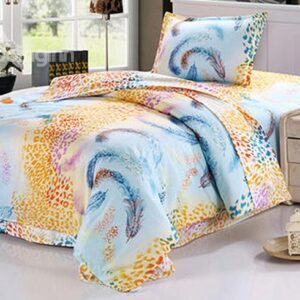Romantic Feather Pattern Purified Cotton Kids 3-Piece Duvet Cover Sets