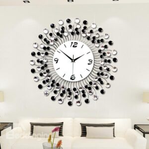 Modern Classic Living Room Diamond Decorative Wall Clock