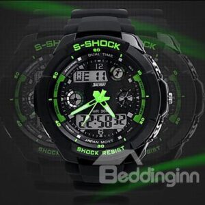 Men's Watch Sport Watch Dual Time Zones Chronograph Calendar