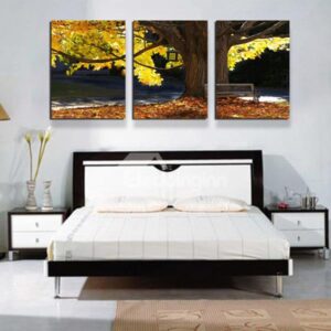 Giant Sycamore Tree 3-Panel Canvas Wall Art Prints
