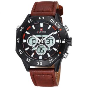 Men's Two Time Zones Calendar Function Business Watch
