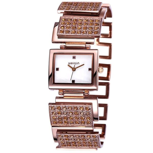 Women's Square Diamante Bracelet Watch