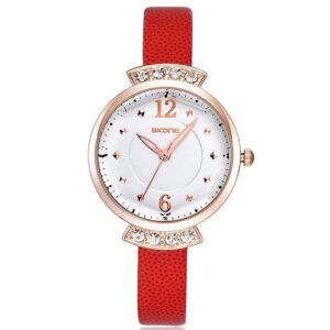 Women's Diamante Cut Mirror Watch