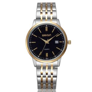 Men's Ultra-Thin Roman Numeral Diamante Dial Calendar Business Watch