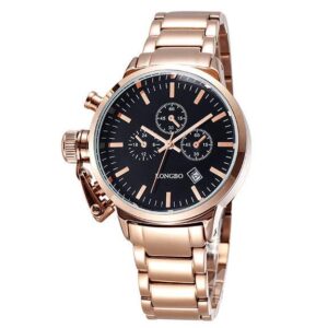 Men's Fashion Waterproof Calendar Alloy Business Watch
