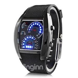 Men's Watch Sports Speedometer Style LED Digital Watch