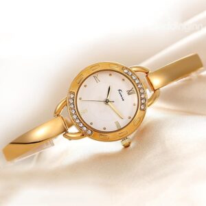 Women's Fashion Simple Diamante Dial Watch