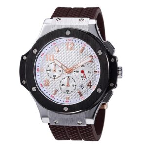 Men's Watch Calendar Function Silicon Band
