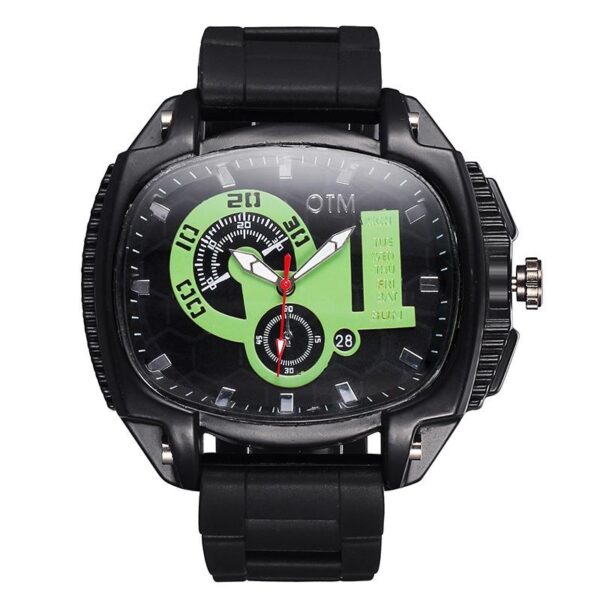 Men's Fashion Luminous Oval Dial Sports Watch