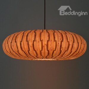 Wonderful Decorative Pattern Wood Pendant Light