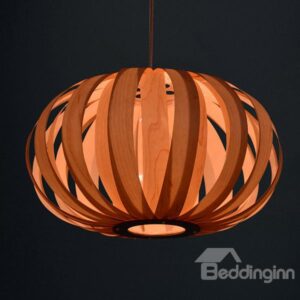 Modern Unique Wooden Lantern Design Pendant Light